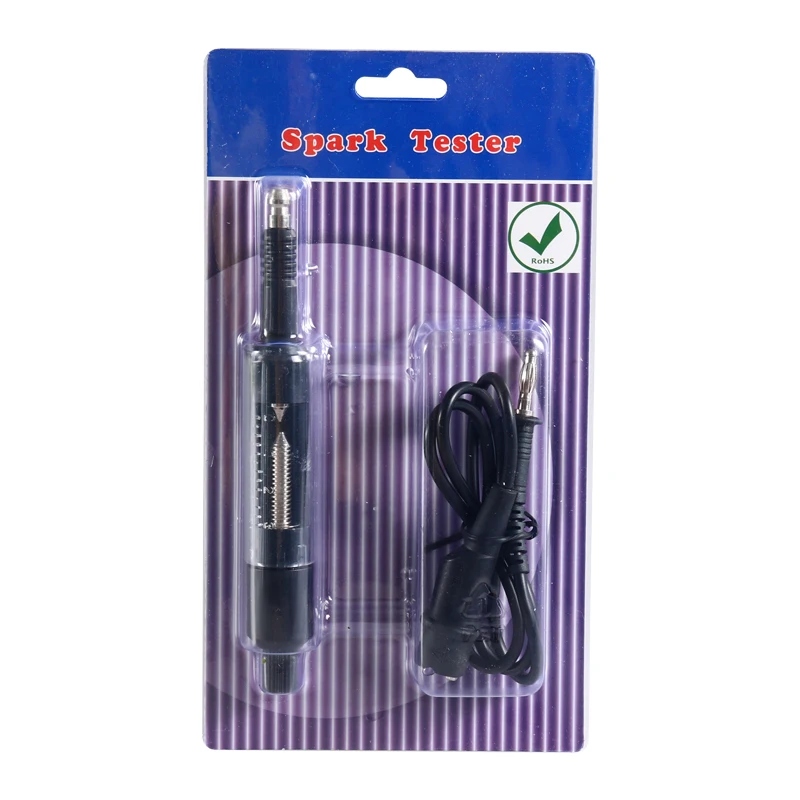 High voltage line and high-voltage package tester, ignition system tester, spark plug spark gauge