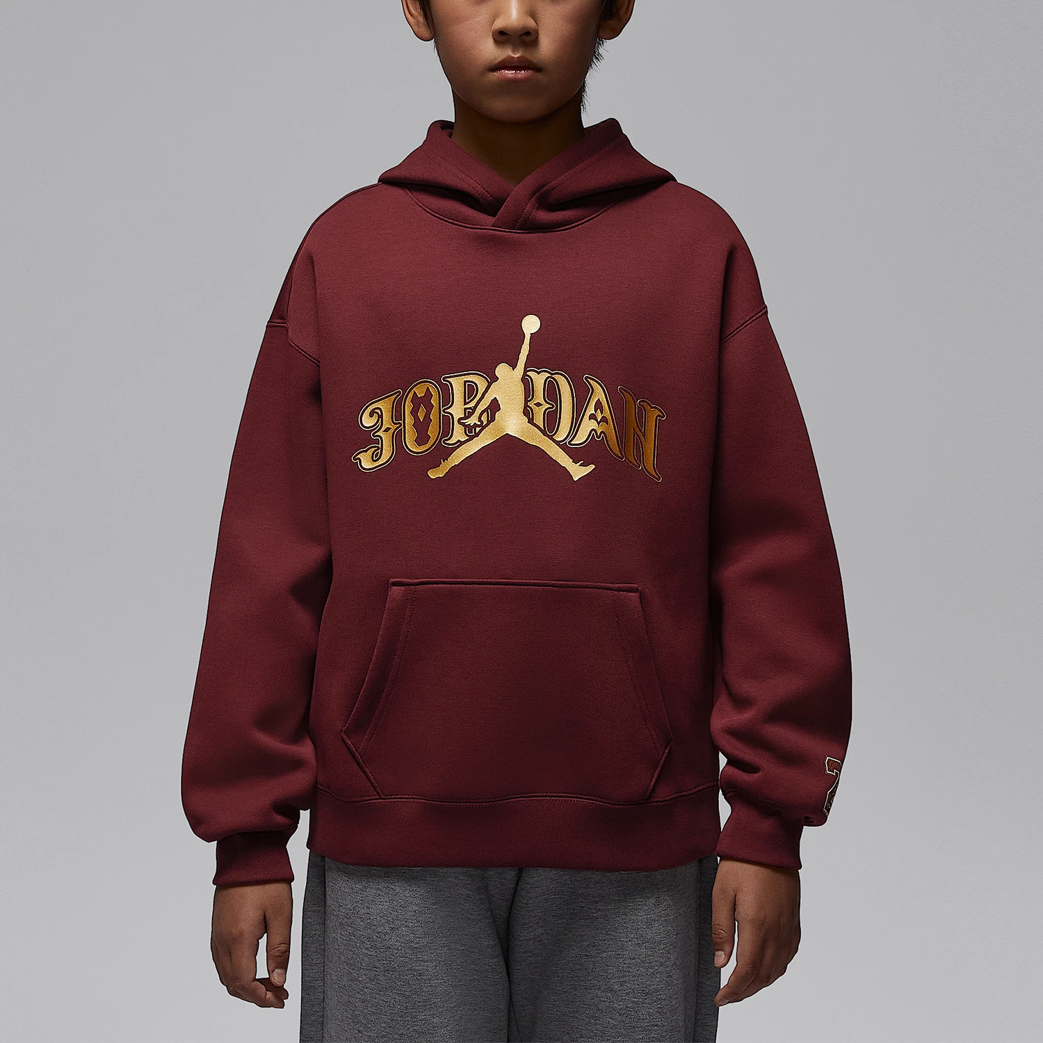 

Оригинальная детская толстовка Nike JORDAN с капюшоном и принтом, IR8372-644