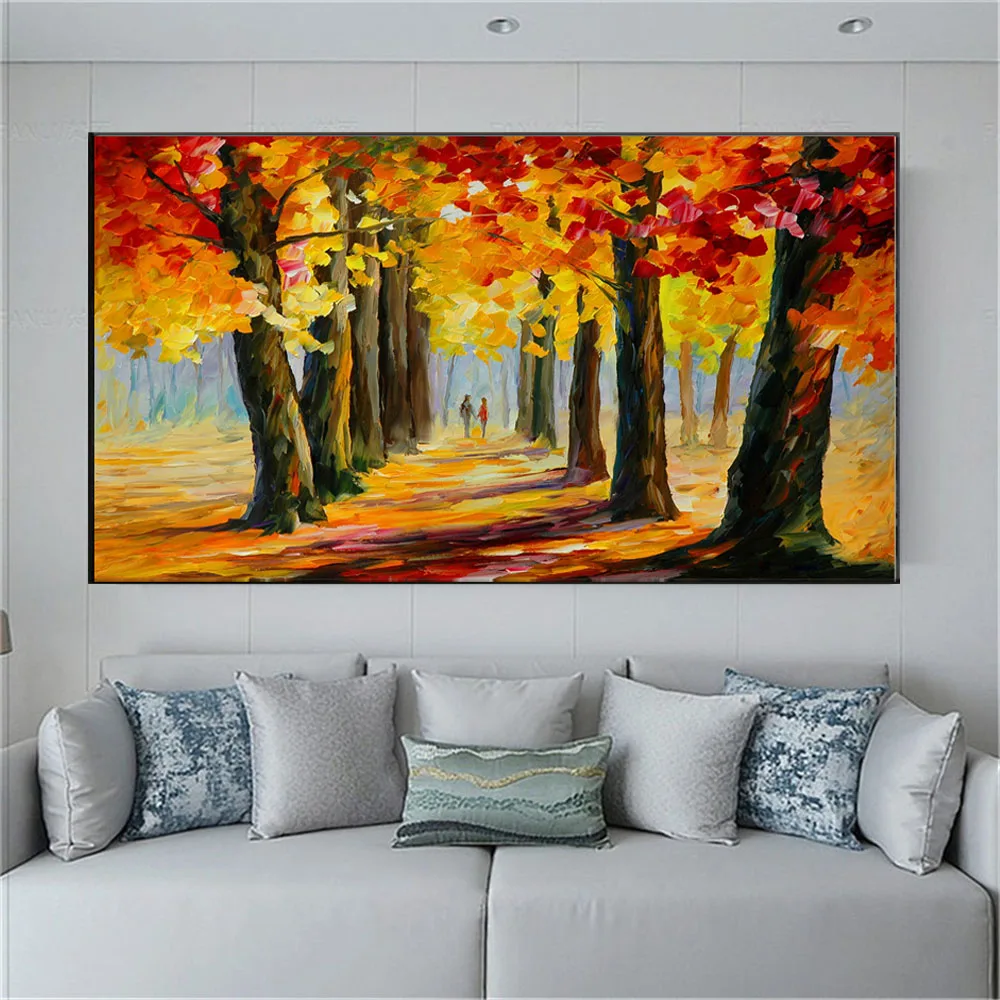 

High Quality Nordic Interior Decor Hanging Painting Decor Living Room Modern Hand Painted Abstract Oil Paintings On Canvas Mural