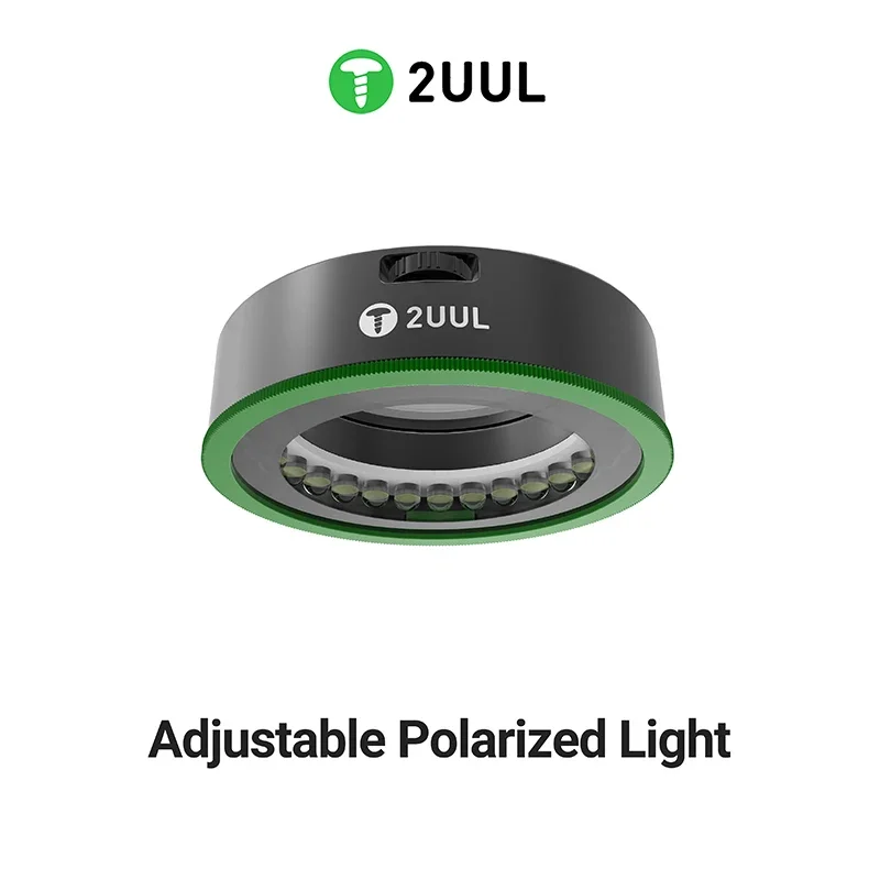 2UUL Adjustable Polarized Light MS97 Adjustable Brightness Dust-Proof Mobile Phone Repair Tools MicroScope Lamp
