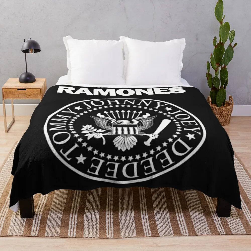 

Ramones Throw Blanket warm for winter blankets and throws Blankets