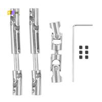 A13E-3Pcs Metal Drive Shaft Driveshaft CVD For WPL B16 B36  Q60 Q63 Q64 Fayee FY004 MN-77 6WD 6X6 RC Car Upgrades Parts