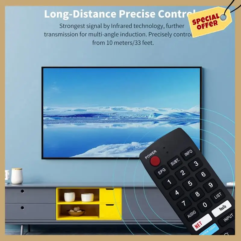 أداء مستقر - استبدل جهاز التحكم عن بعد RNF04 لجهاز التحكم عن بعد Sharp TV RNF04