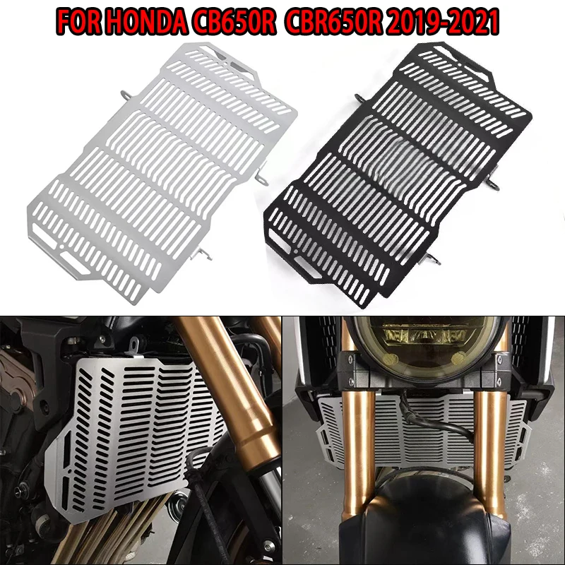 

Motorcycle Water Tank Protective Grille Shield Stainless Steel Radiator Cover For Honda CB650R CBR650R CB650 CBR650 R 2019-2021