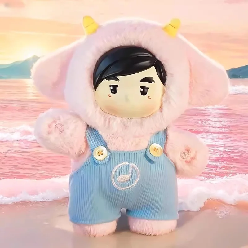 Original Mr. Zhou lindo parque de atracciones caja ciega Jay Chou periférico de felpa vinilo estatuilla Kawaii llavero de muñeca regalo