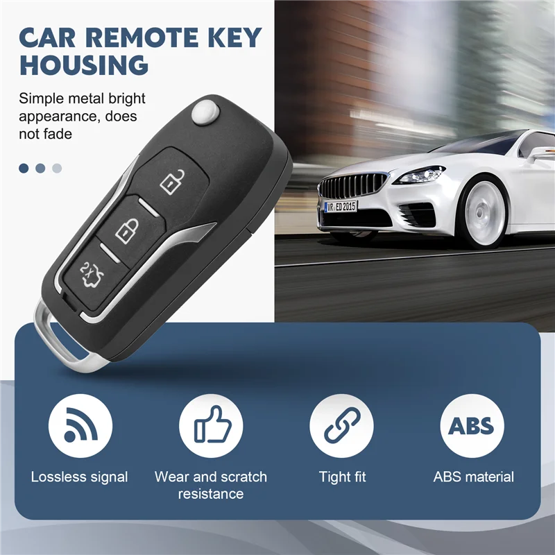 

Car Remote Key Shell Case For Ford Focus Fiesta Galaxy Mondeo C-Max Ranger