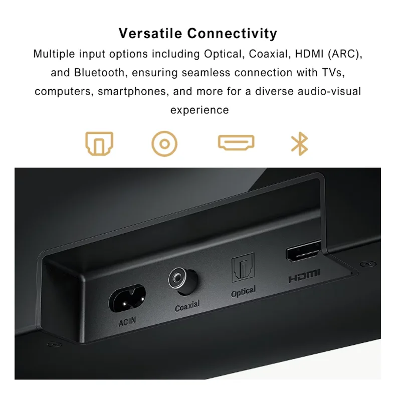 Xiaomi TV Audio 2.1 Bar Television 120W Soundbar Bluetooth PSspeaker NFC اقتران سريع مضخم صوت مدمج 5 وحدات صوت الذروة #4