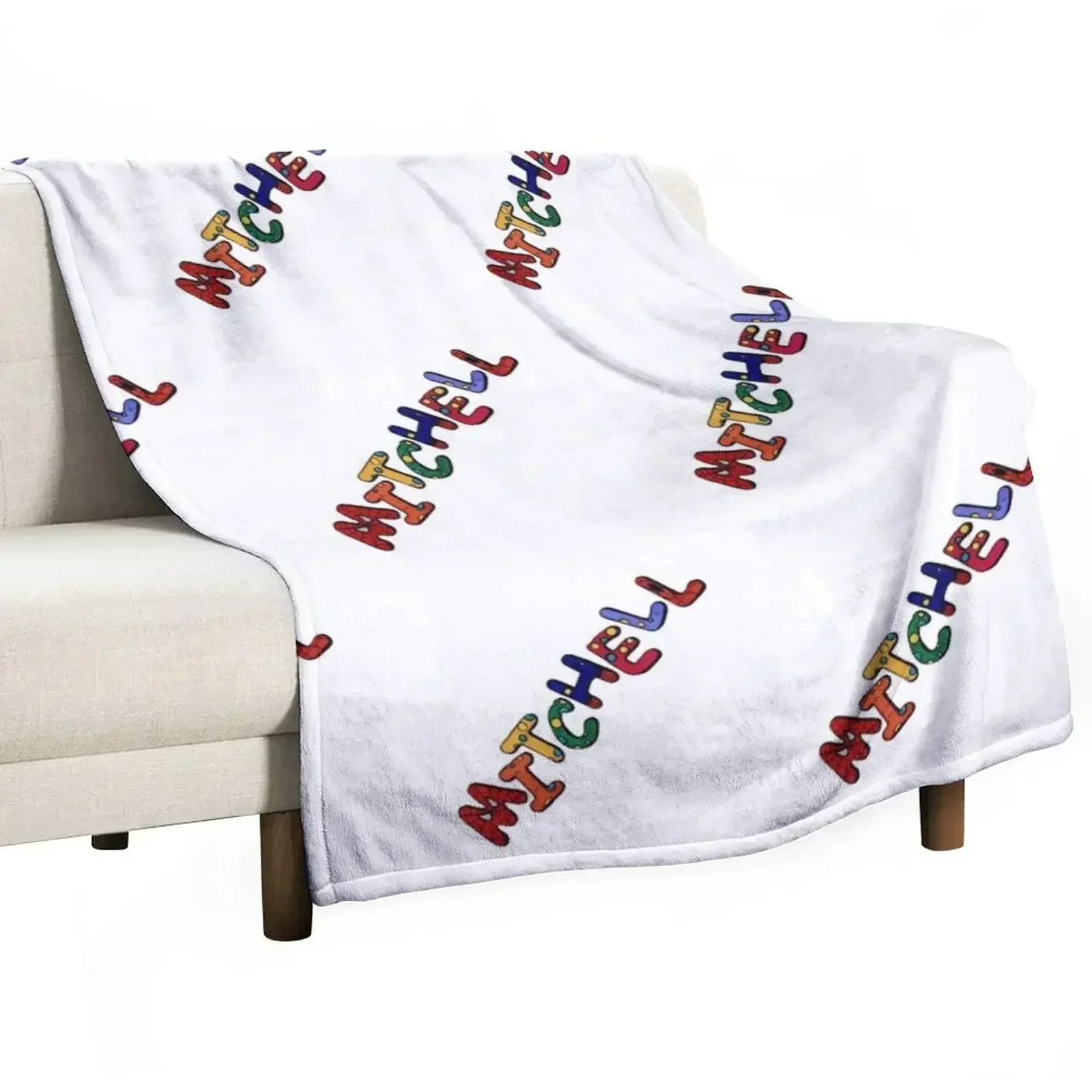 Mitchell Throw Blanket Thermal Winter beds Personalized Gift Blankets