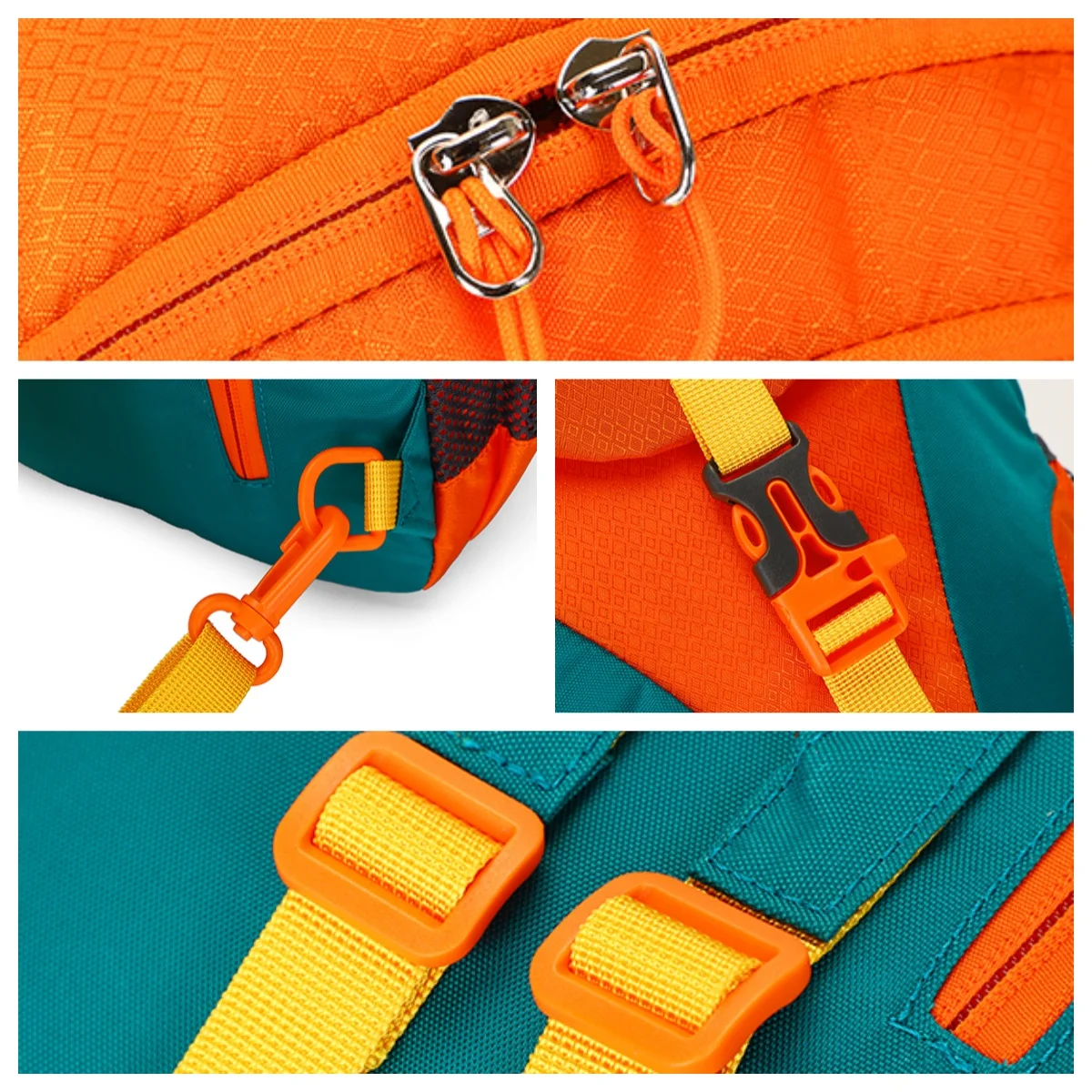 حقيبة ظهر صغيرة أنيقة للجنسين من Colorway للاستخدام الخارجي بسعة كبيرة ومحايدة وخفيفة الوزن من النايلون بتصميم كاجوال متعددة الوظائف