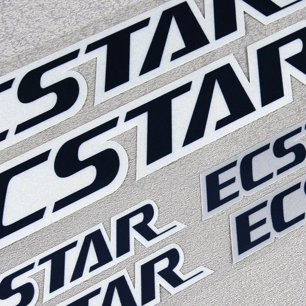 Ecstar Laminated Stickers Moto GP Sponsor Motorcycle Decals Set for Suzuki Honda Kawasaki Ducati Yamaha Car Auto