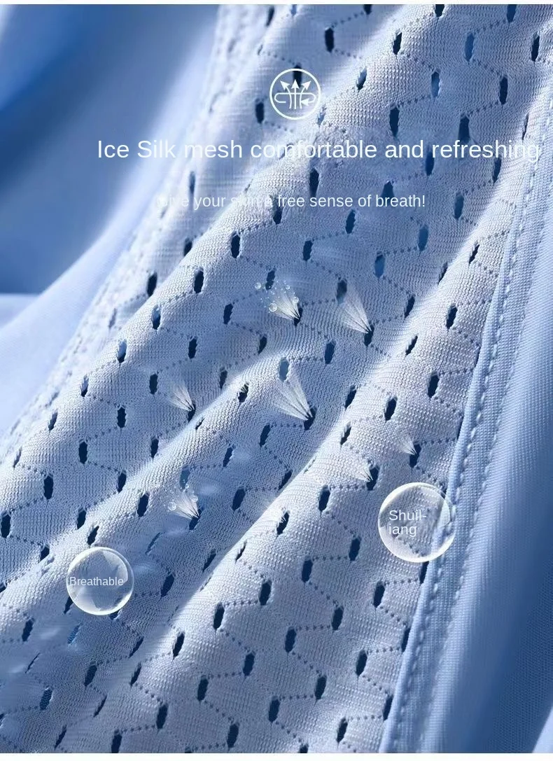 4 stücke Mesh Eis Seide Boxer Shorts männer Unterwäsche FASQM Unterhose Atmungsaktive Sexy Dünne Höschen Bambus Dessous Plus Größe L-6XL – Detail 5