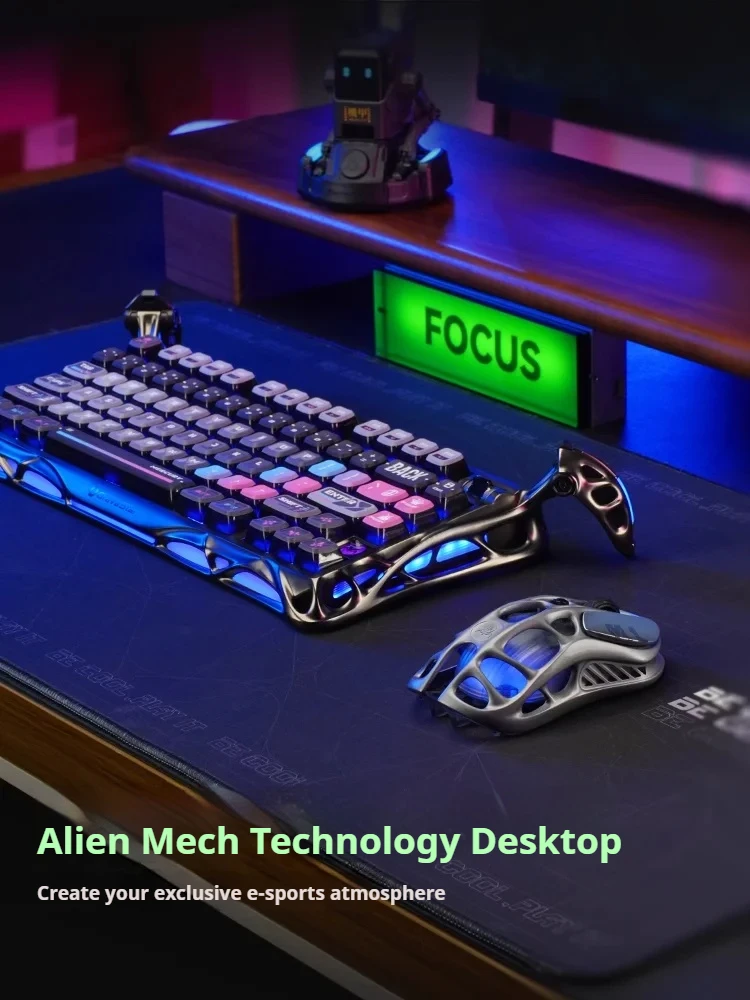 GravaStar M1 M2 Wireless Magnesium Alloy Gaming mouse PAW3395 4K 26000DPI bluetooth 2.4G wired Hollow design Gamer Mouse Gifts