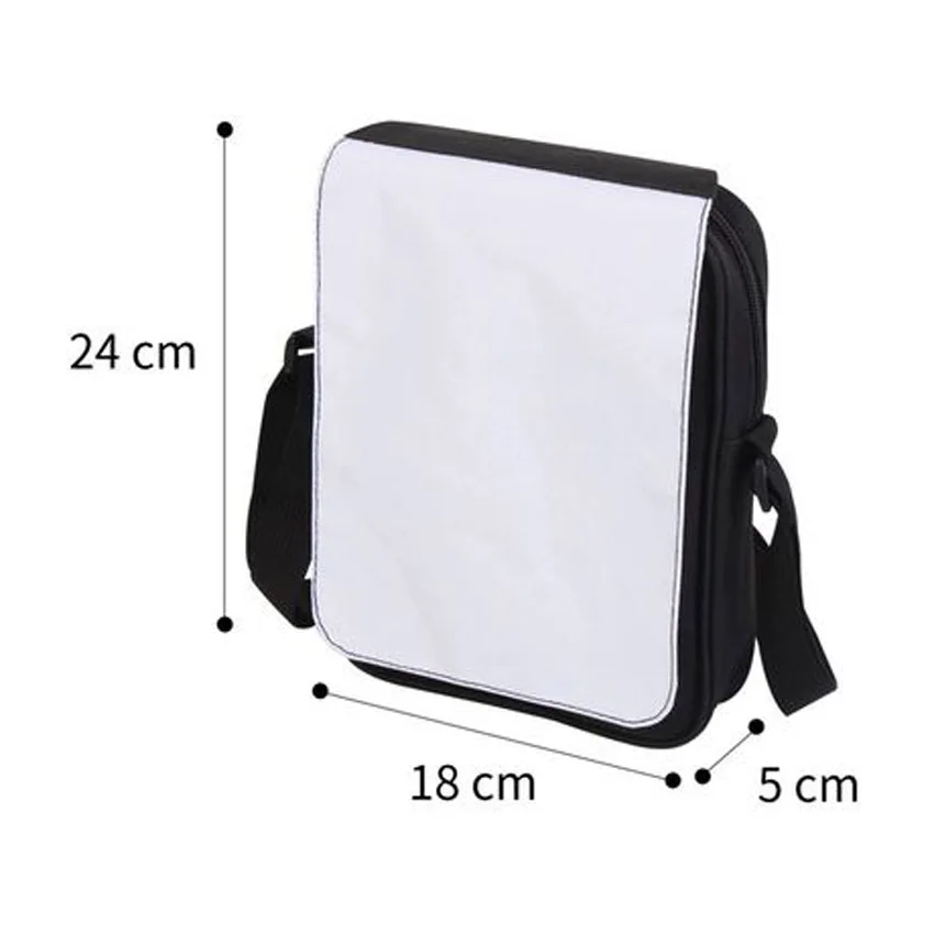 3pcs Crossbody Bags Sublimation DIY Blank Heat Transfer Printing Vertical model Flap Shoulder Bag