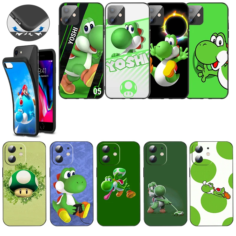 

D7 Game M-Mario Yoshi Soft Silicone Case for Samsung Galaxy S7 8 9 10 20 Plus FE Ultra Lite Edge Caver