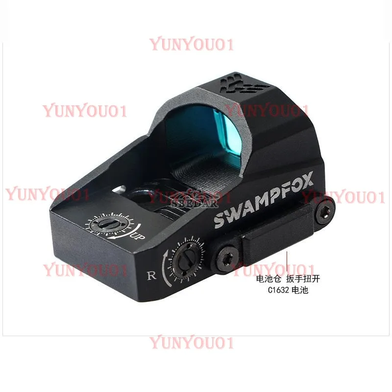

P2 Red Film Holographic Inner Red Dot Sight Low Base/height Increase Model Ornament Slingshot Toy Appliance