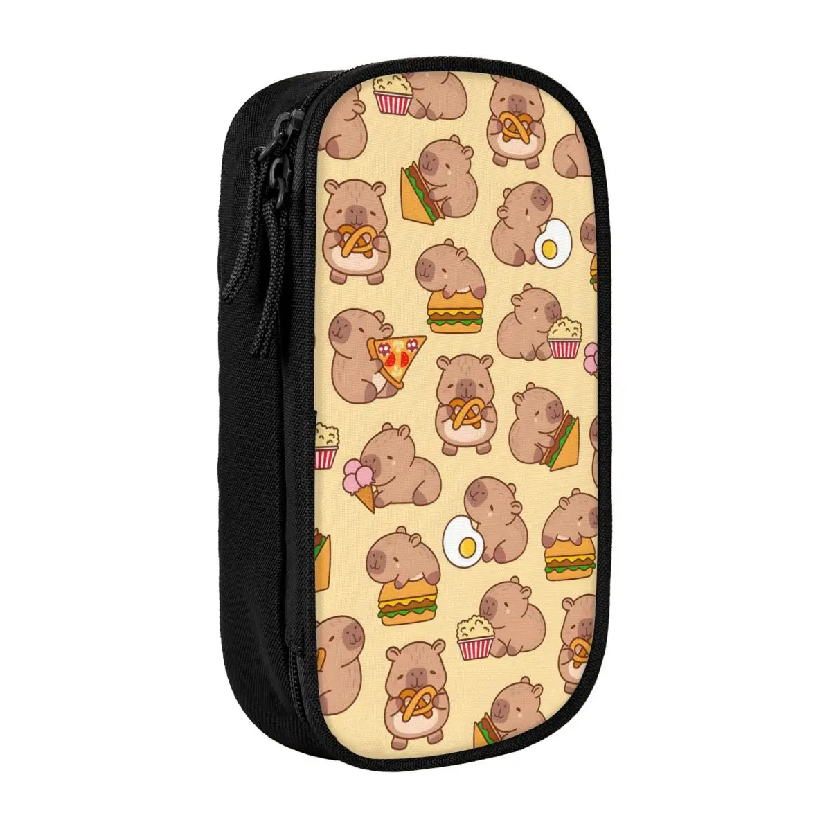 

Милый гигантский милый пенал с капибарой на заказ для мальчиков и девочек, большая коробка для ручек, сумка, школьные принадлежности