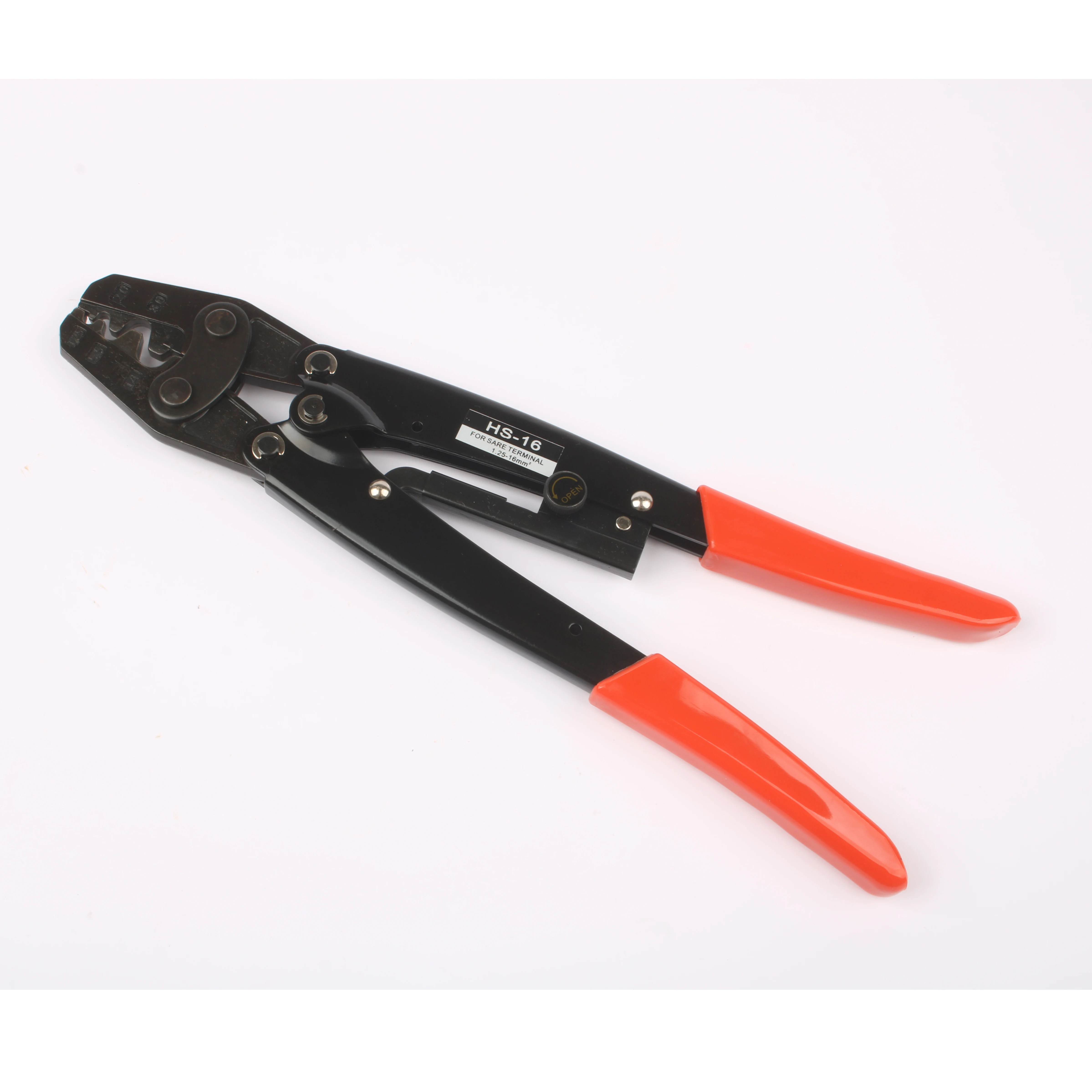 HS-16 Crimping Pliers Cable Lug Crimper Millimeter Cutters Cutting Hand Tool 1.25-16 Square Lug Crimper Tool Hand 