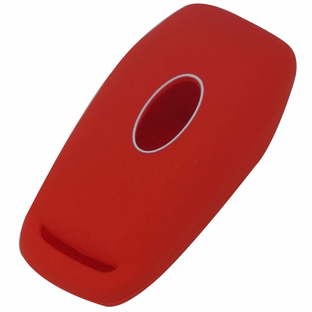 jingyuqin Remote 5 Buttons Silicone Car Key Cover Case For FORD EXPLORER Fusion Mustang F150 For Lincoln MKZ MKC Smart Key