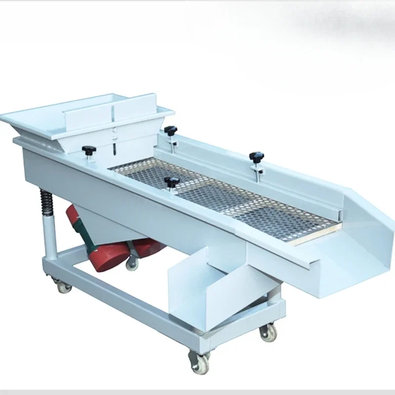 Linear Vibrating Screen Sorter, Large and Small Particle Powder Screen, Plastic Particle Separation Equipment Tea Sorter