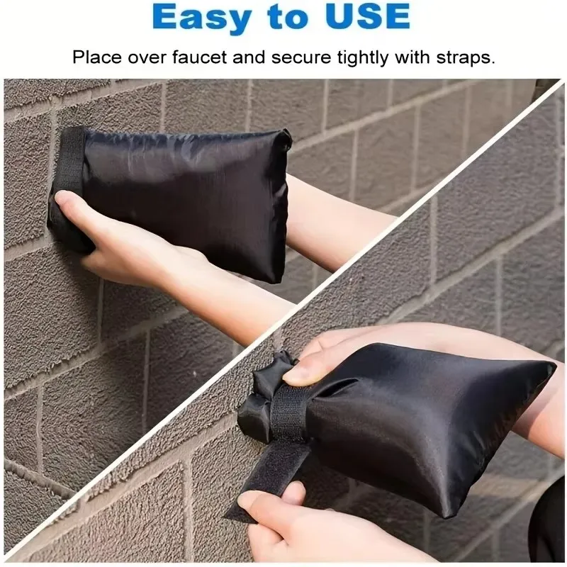 1/2/5/10 قطعة غطاء صنبور في الهواء الطلق الشتاء تجميد حماية الحنفية معزول كم مقاوم للماء مكافحة الكراك الحنفية حقيبة الأنابيب حامي