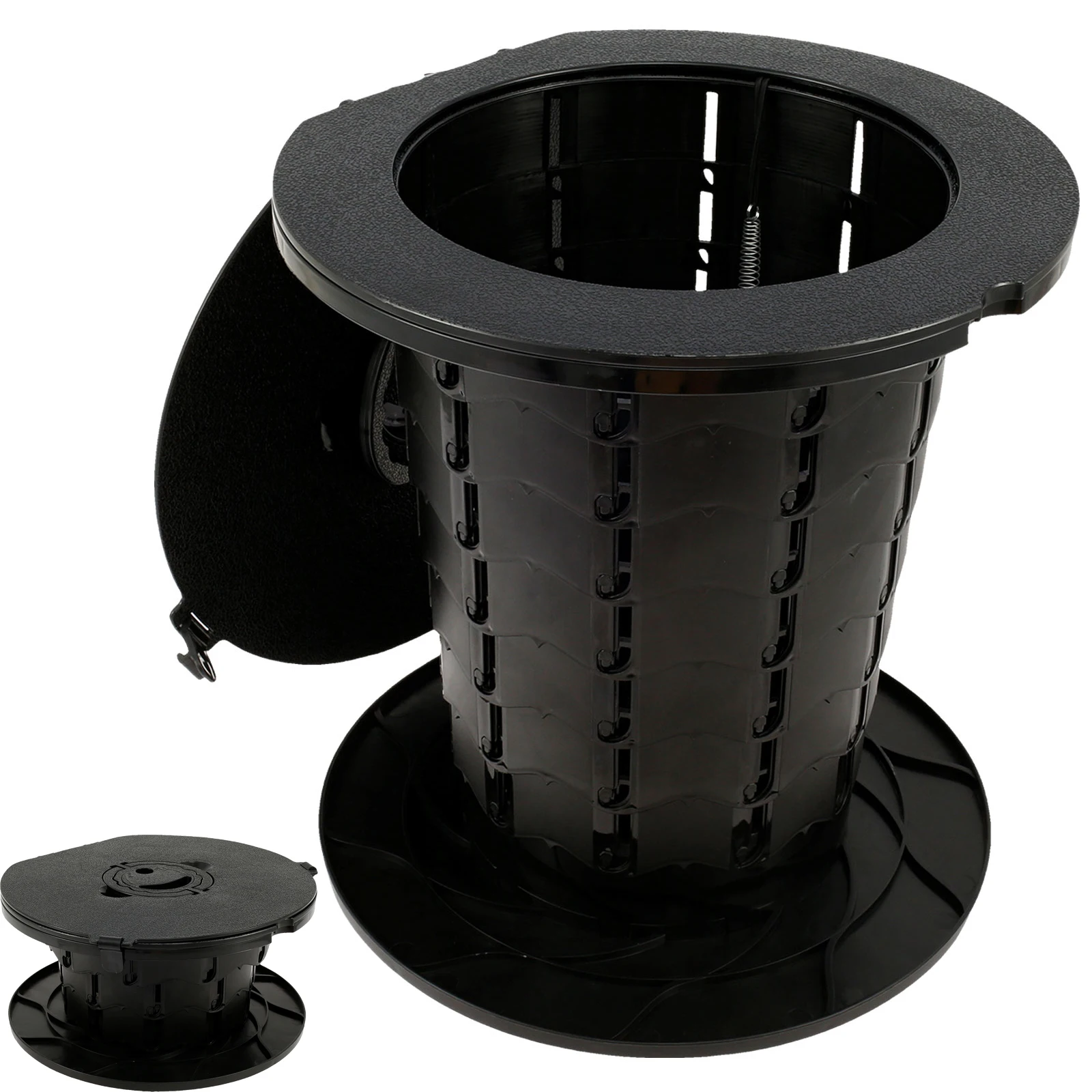 Portable Toilet Retractable Camping Toilet Lightweight Folding Toilet for Camping Convenient Car-mounted Toilet for Travel New