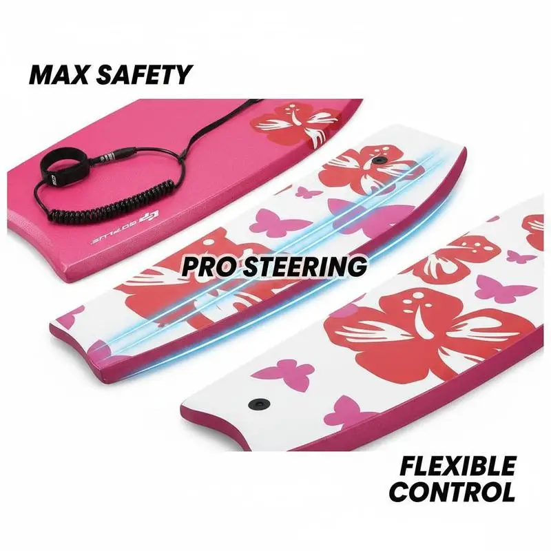 Bild 5: Leichtes Bodyboard Surfen mit Leash EPS-Kern-Boarding IXPE-L