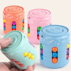 Children's Educational Magic Beans Can Cube Fidget Spinner Decompression Logic Spinning Ball Small Thinking Training Toy Gyro