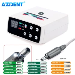 Dental elektryczny mikrosilnik LED Light AZDENT bezszczotkowy 2/4 otwory pasuje 1:1/1:5/16:1 rękojeść narzędzie stomatologiczne dla dentystów