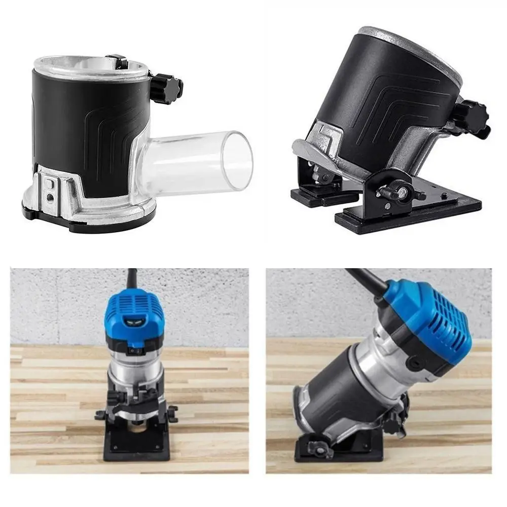 

Portable Woodworking Tools Router Base Dust Cover Power Tool Parts Milling Cutter Base Aluminum Alloy High Quality Milling Stand