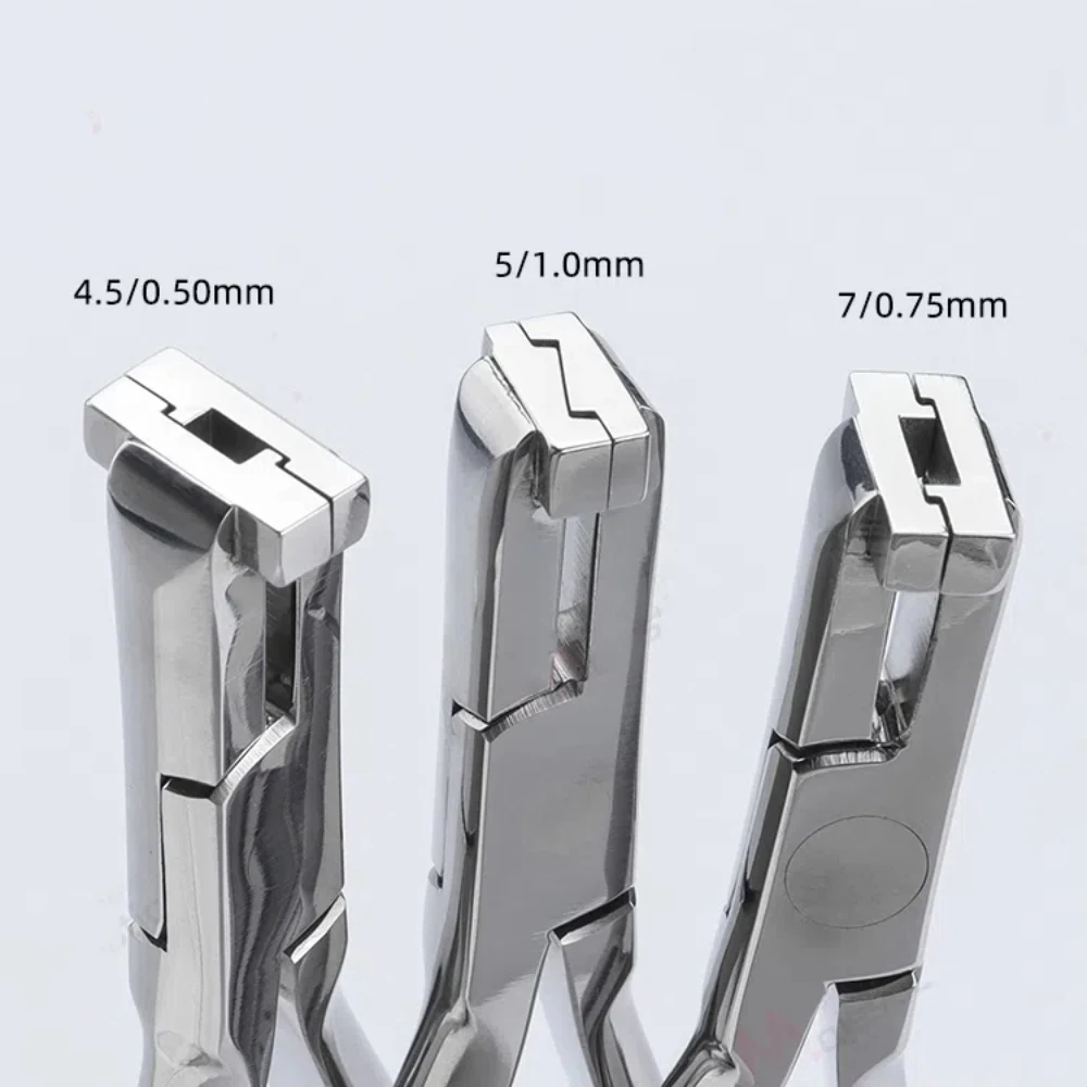 

1 шт. Стоматологические ортодонтические щипцы для двусторонней гибки Z-образных изгибов, для формирования проволоки, инструменты для зубных техников и стоматологов