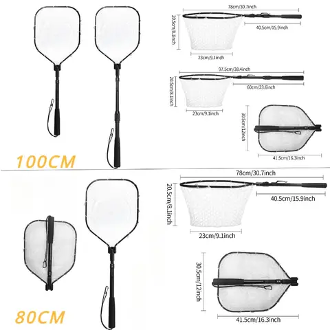 8 best sales fiskenät gummi - №6