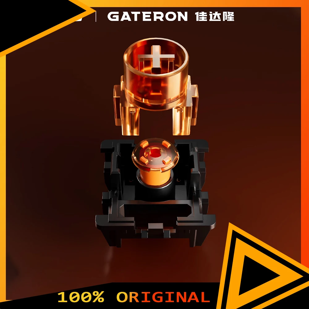 

GATERON Spark Magnetic Switch Split Structure Triggers Stable Dual Sealed HIFI Sound Keyboard Switch Custom Keyboard Accessories