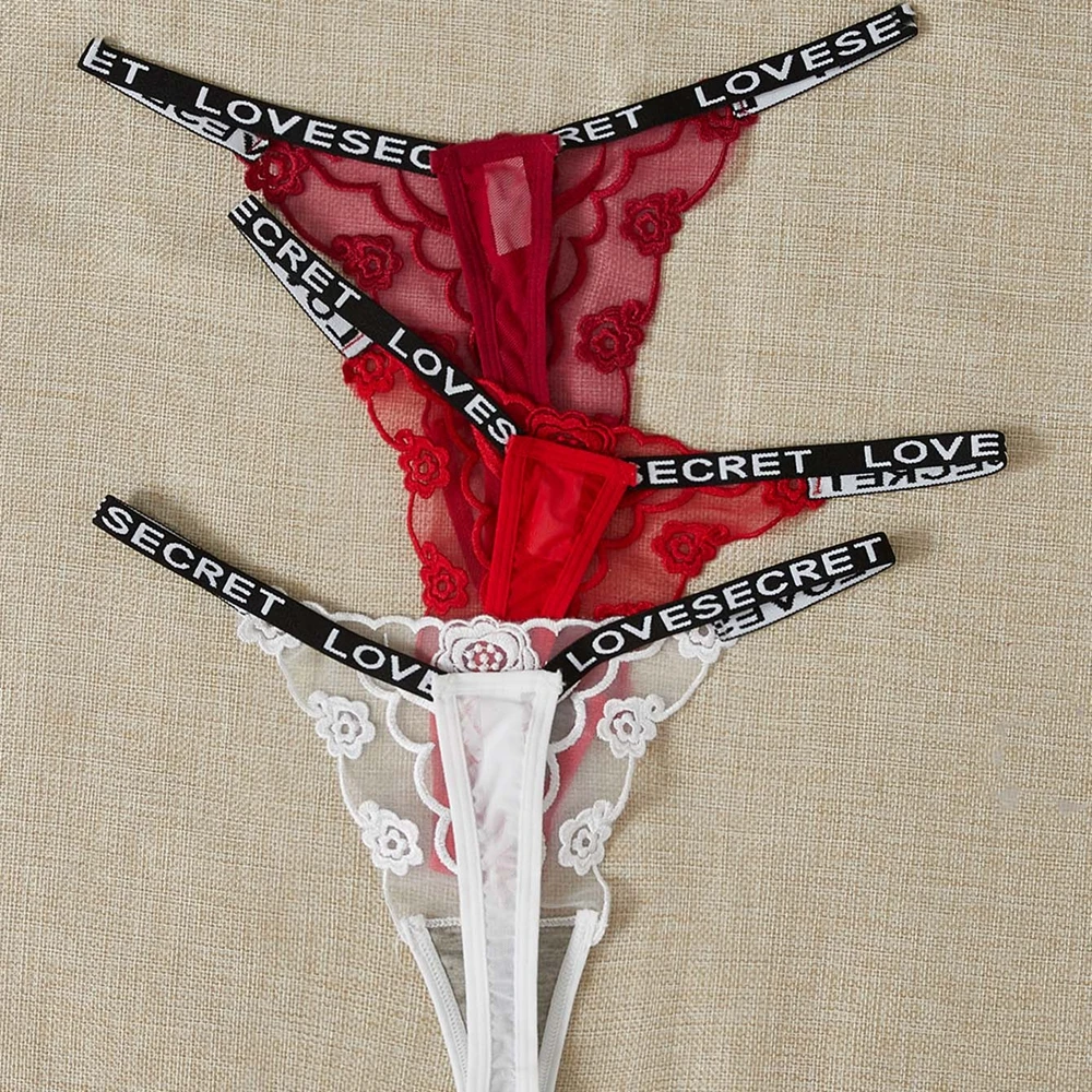 Aundies Fashion China Lace Transparent Panties See Through G String Tanga