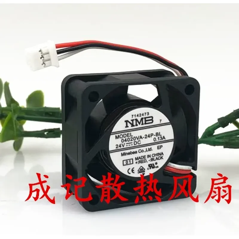 Original NMB 4CM 04020VA-24P-BL 24V 0.13A three-wire, special fan for Yaskawa driver