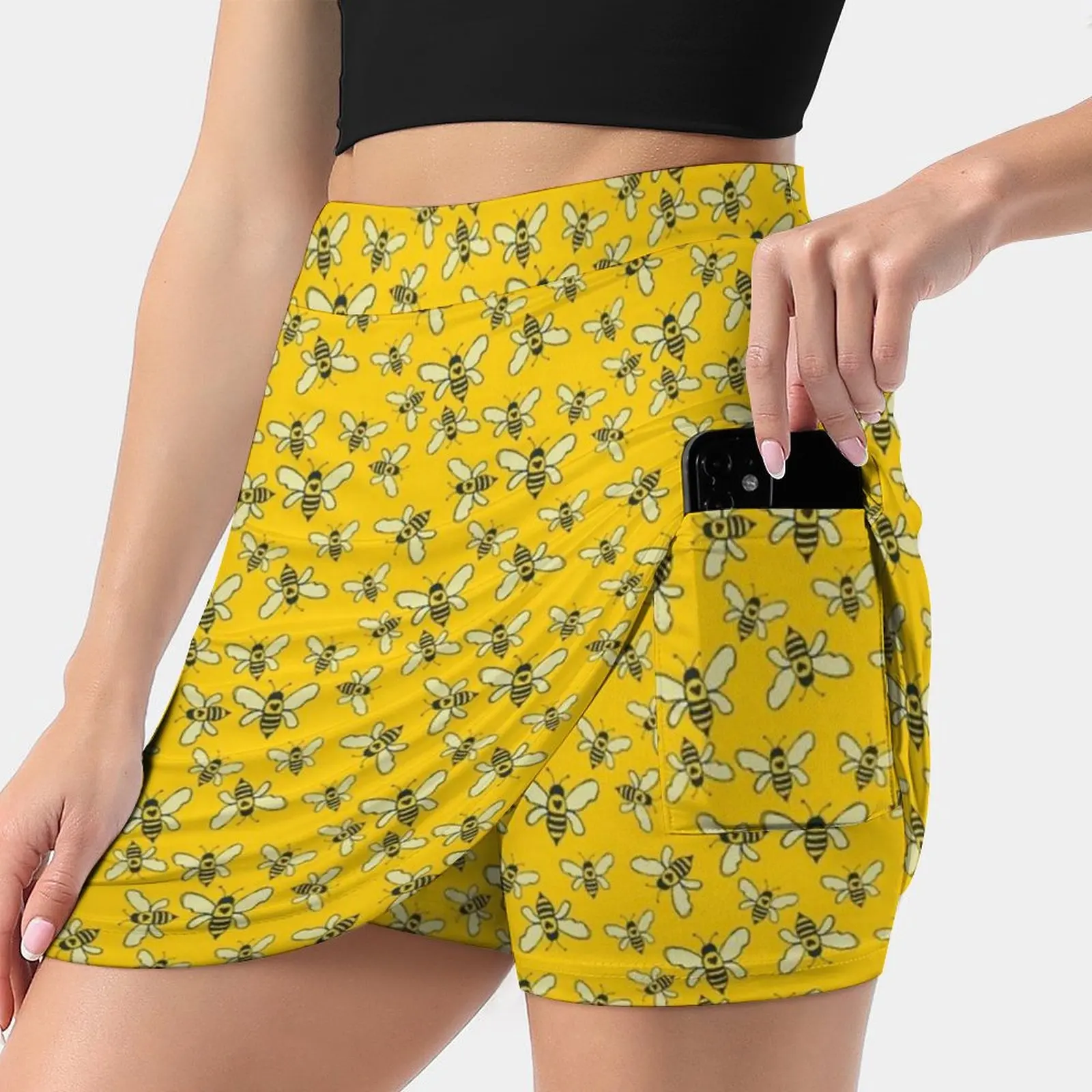 

Honey Makers Women's skirt Aesthetic skirts New Fashion Short Skirts Jmhurd Honey Bees Honey Bees Nature Conservation Insects