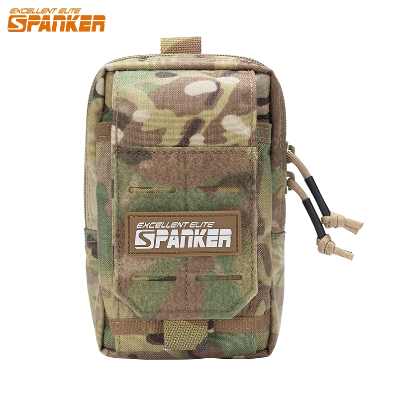 Tactical Bag EDC Molle Tool Zipper Waist Accessories Pouches Durable Phone Bags Camouflage Hunting Airsoft Magazine Pouch