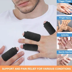 Ice Finger Sleeve Cold Compress Cool Finger Ice Sleeve Cold and Hot Solid Hydrogel Finger Sleeve