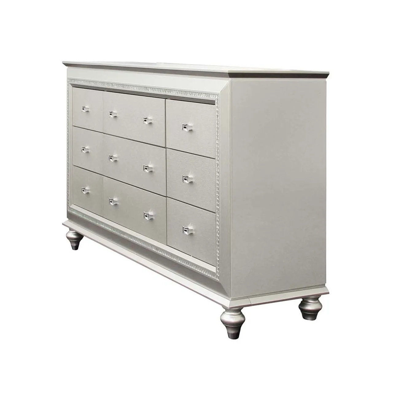 Living room cabinet ACME Kaitlyn Dresser in Champagne