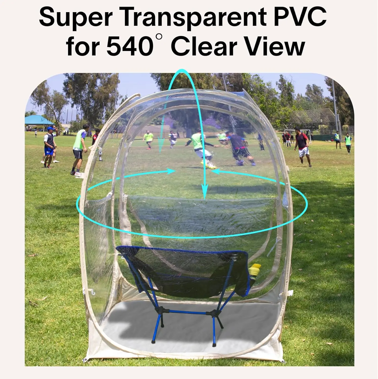 Instant Sports Competition Tent, Fishing Sauna, Outdoor Bathroom Bubble Tent, Rain Tent, Camping Aw, Transparent Pop Up