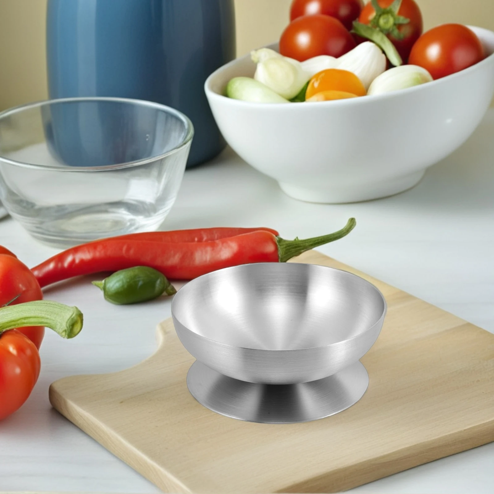 

Stainless Steel Ice Cream Cup Support Fruit Bowl Metal Cups Glass Dessert Bowls Footed Dishes Goblet