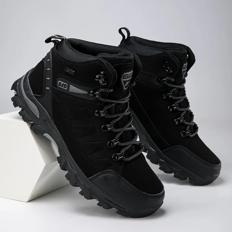 Men's Boots Hiking Boots Work Shoes Anti Puncture Safety Shoes 2024 Women's boots Non Slip Sneakers women's lace-up ankle boots