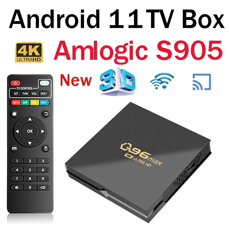 Q96 MAX Smart TV Box Android Set Top box Amlogic S905 Quad C