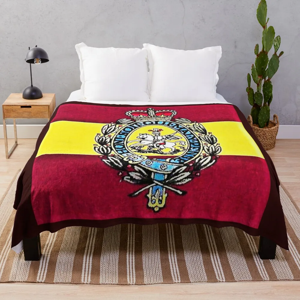 Royal Regiment of Fusiliers Throw Blanket Single Shaggy Travel Blankets