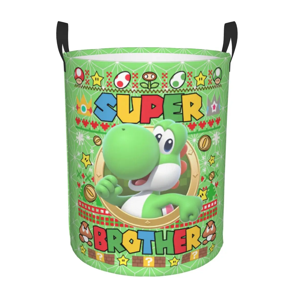 

Корзина для белья Yoshi Anime Mario, складная, мультяшная, для хранения одежды, для гостиной