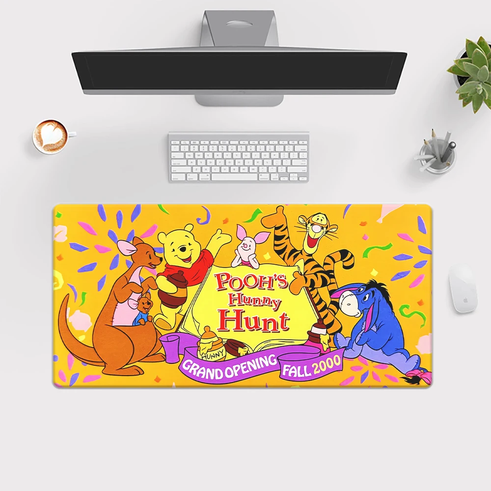 Winnie the Pooh Cartoon Mouse Pad Keyboard Gaming Accessories Mouse Mats, Game Office  coffee table coasters mat, Set up desktop