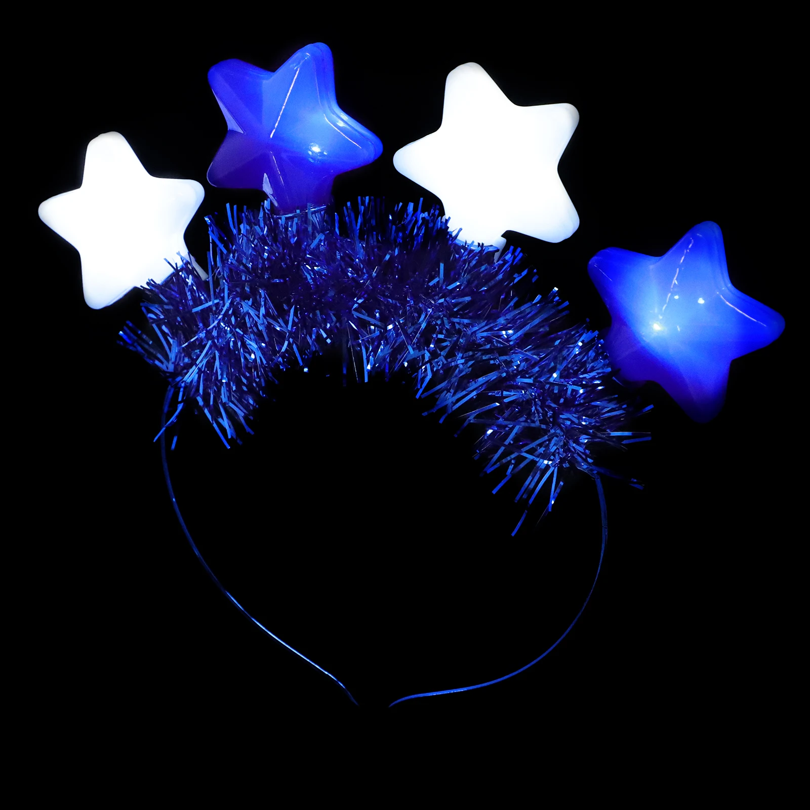 

Star Headband Hanukkah Party Decorative Hair Accessories Lightweight Plastic Festival Cosplay Headdress Fade Resistant Head