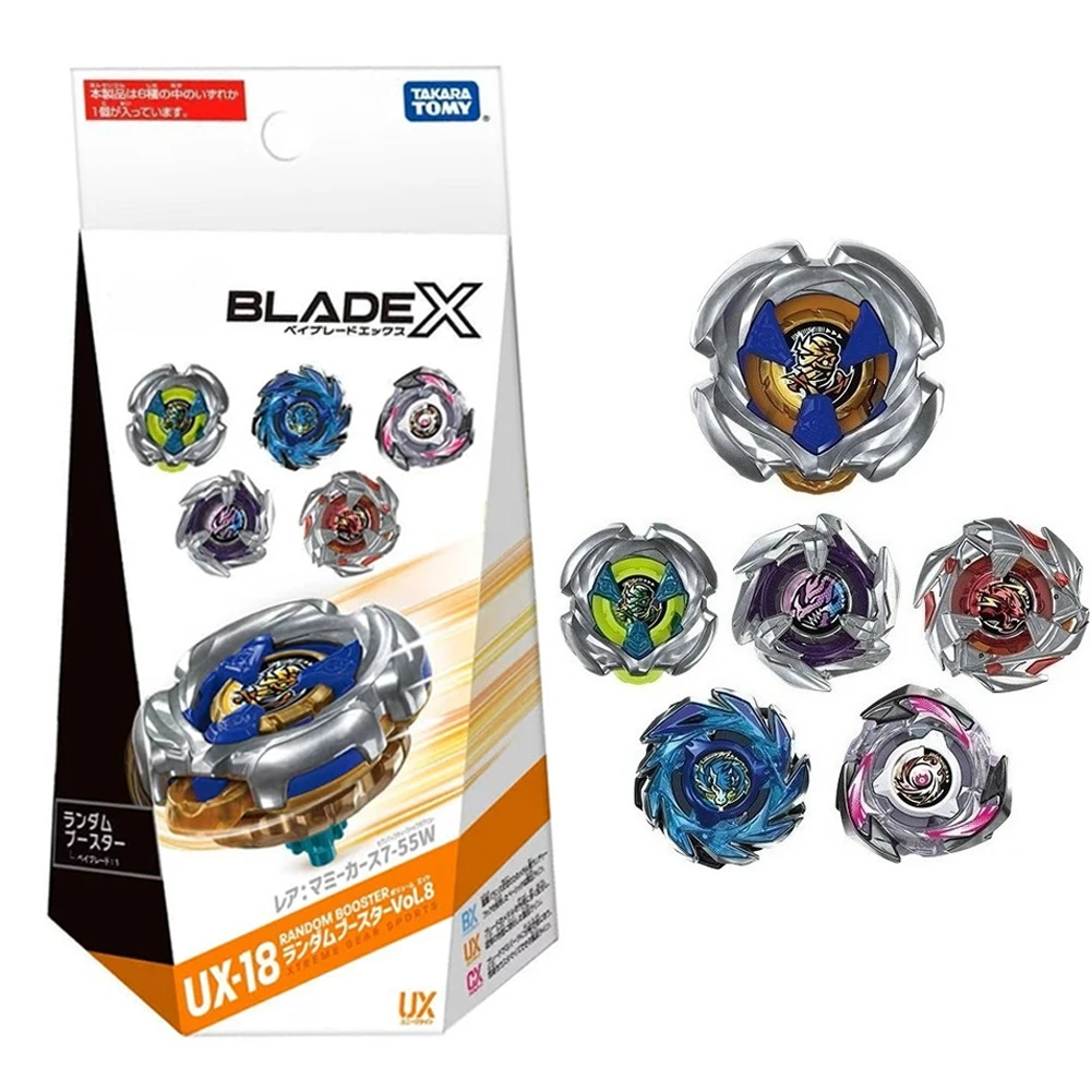 Véritable TAKARA TOMY BEY X UX-18 Booster aléatoire Vol.8 lame UX 18 nouveau avec ensemble d'emballage ORIGINAL