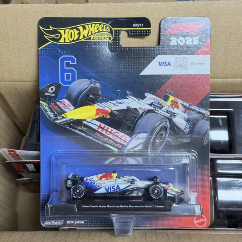 Hot Wheels Premium HRV11 F1 Diecast Race Car 2025 Ferrari Mercedes Red Bull Haas Hamilton Alloy Mini Model For Formula 1 Fans Co view 2