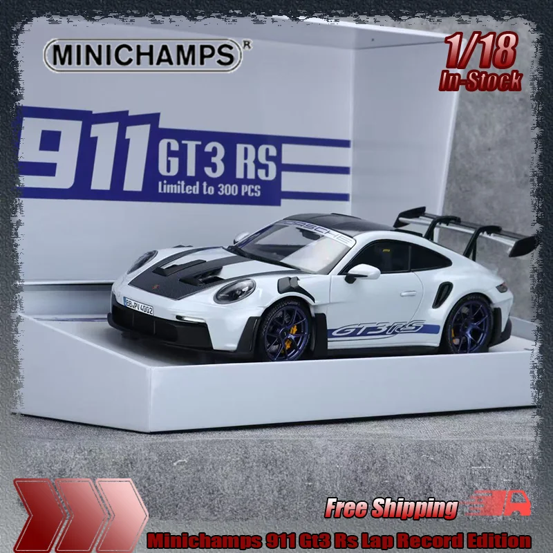 

Новые стандартные миниchamps 1:18 911 GT3 Rs Lap Record Edition, имитация сплава, миниатюрная литая модель автомобиля, детская игрушка на заказ, подарок