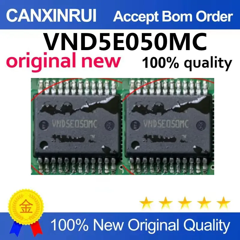 (5-100piezas)VND5E050MC; Computer board turn signal IC chip module; New import.